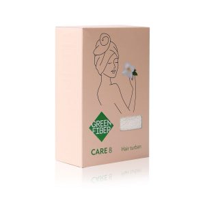 Тюрбан для волос Green Fiber CARE 8, молочный 2